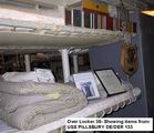 USS Slater Display of USS Pillsbury Items 