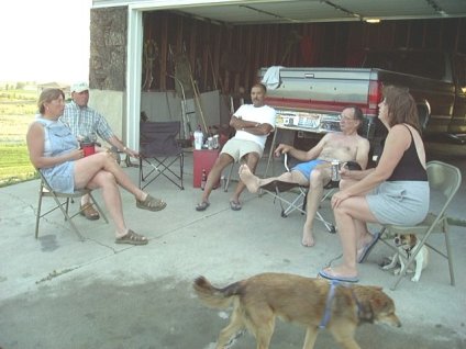 At one of Cindy and Ed's BBQ's.