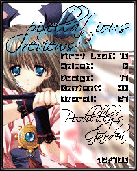  My score at Pixelled Reviews