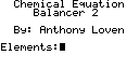 Chemical Equation Balancer v2.0 screenshot