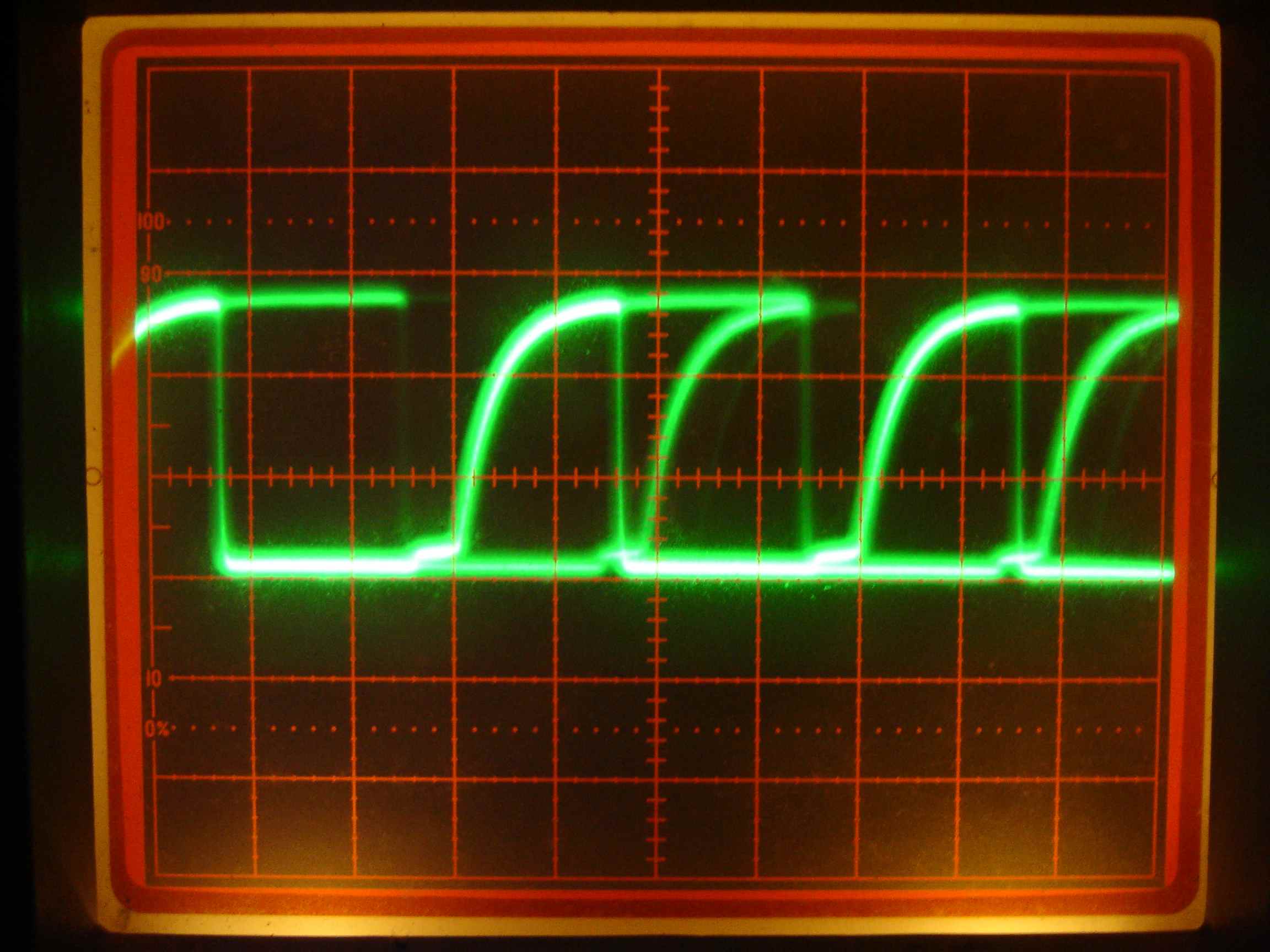 High Frequency Oscilloscope shot