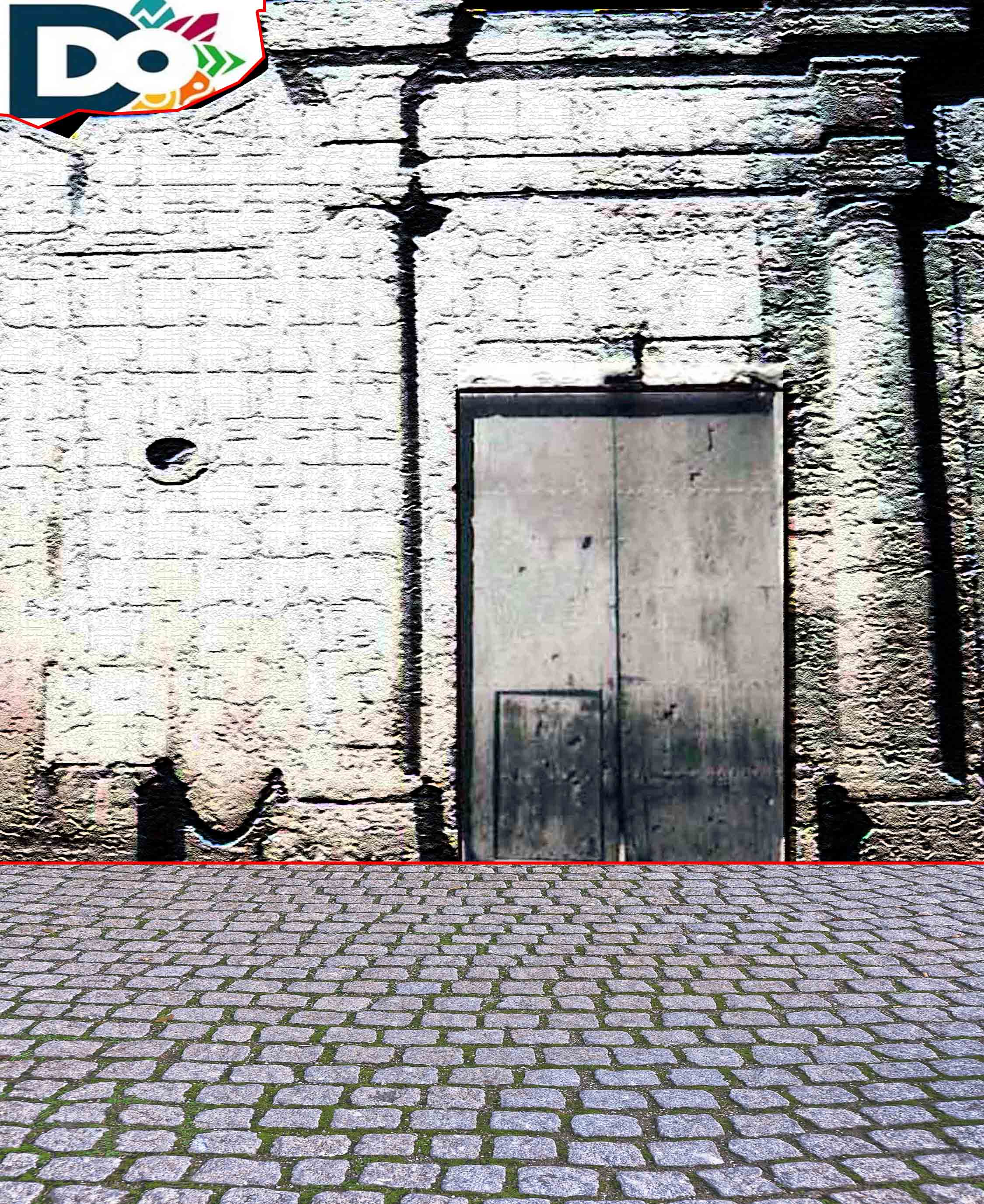 Puerta Fortaleza Ozama,Zona Colonial,Santo Domingo,Republica Dominicana-1983-Nocturna