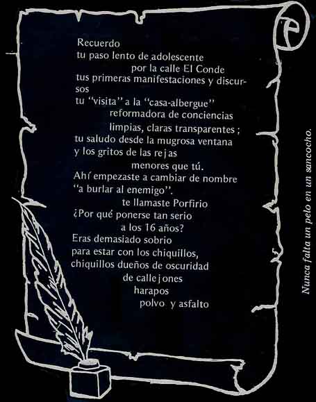 Estrofa Poema sagrada Bujosa Mieses parcela Grafica 2 (Villa Consuelo).