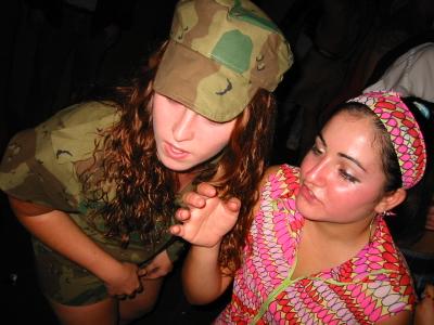 Erin and a Random Girl 