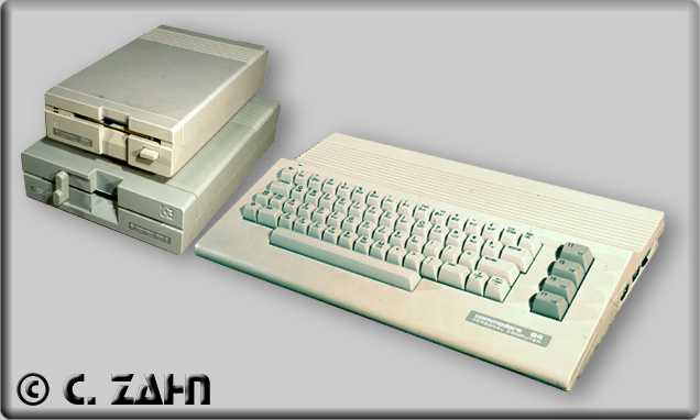 Commodore C 64 II mit Floppys 1541