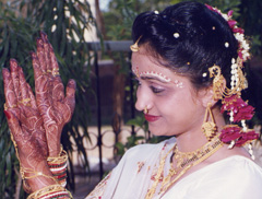 Bride With Mehndi