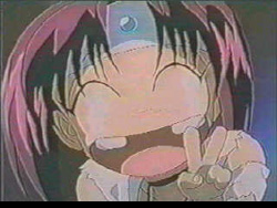 Fuuko's reaction after being called a robobabe..