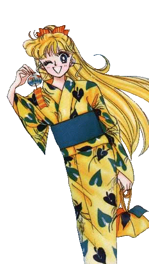manga minako in a kimono