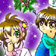 Sakura trying to get Syaoran under the mistletoe on X-mas...^^