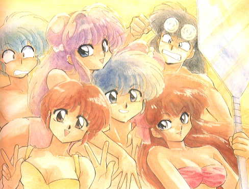 Look! The group's all together...