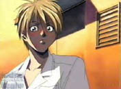 Setsuna blushing while talking to Sara