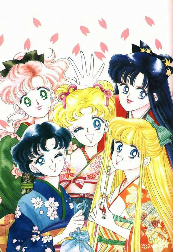 the girls in kimonos
