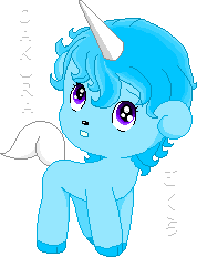 My little unicorn, Sakura!