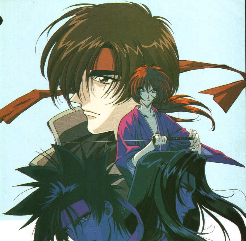 Kenshin with former members of the Sek-hi-o-tai 