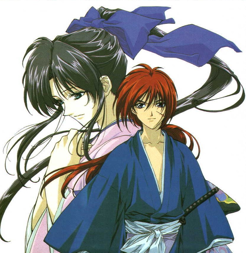 Kenshin and Kaoru looking very attractive 