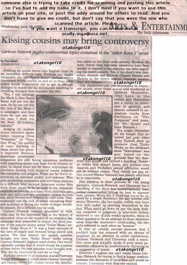 Kissing Cousins May Bring Controversey