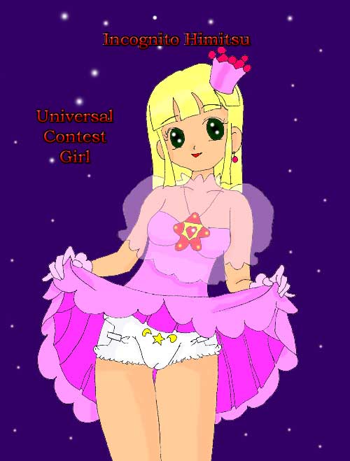 Dressed up pretty for the contest