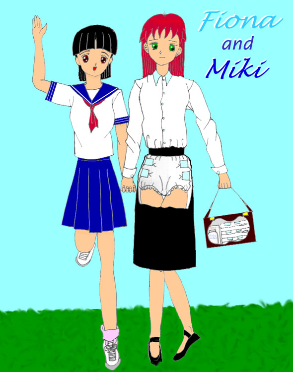 Fiona and Miki, out together.