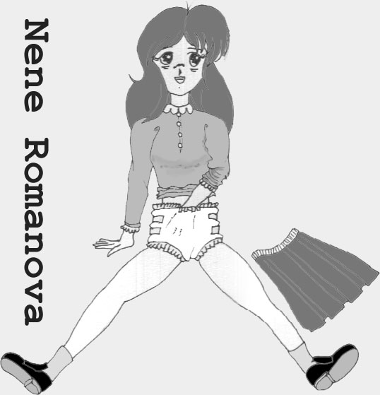 happy Nene in a Diaper.