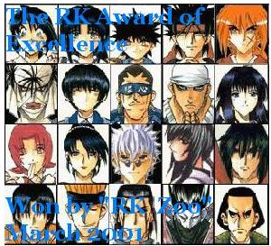 Wohoo! "RK Award of Excellence" from the Heart of Sword ^^