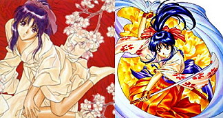 The 2 girls of RK and Sakura Taisen
