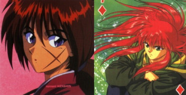 Kenshin Himura of RK, and Minamino Suichi of Yu Yu Hakusho
