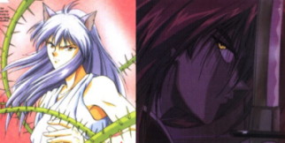 Kurama of YYH and Battousai of RK