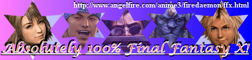 Absolutlely 100% Final Fantasy X!
