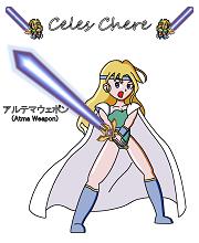 Celes with the Atma Weapon