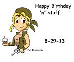 Eri Kasamoto Birthday Card