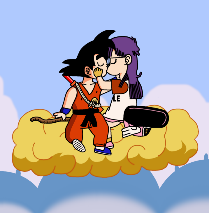Goku and Arale - Pure Hearts - Version 3