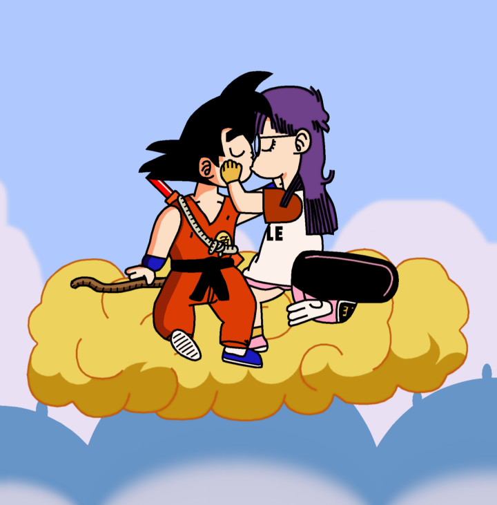 Goku and Arale - Pure Hearts - Version 2