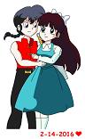 Ranma and Ukyo - V-Day 2016