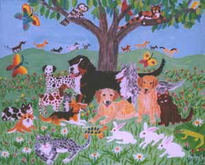 Bernese Mountain Dog and Friends!