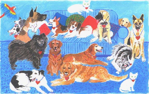 Visit Michael's website for painting and pictures of Bernese Mountain Dogs and all his favourite animals