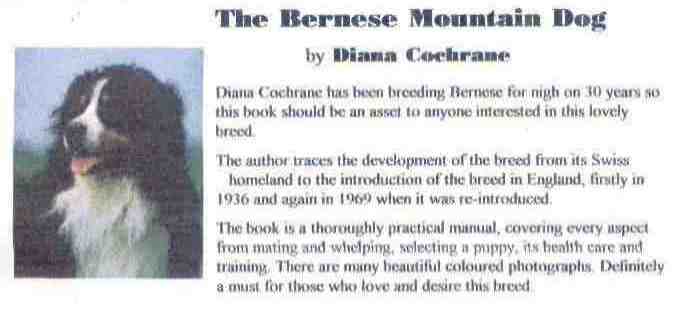 The Bernese Mountain Dog by Diana Cochrane