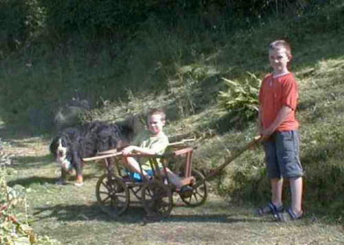 Barney, BMD, and cart?