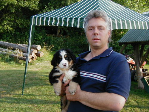 Bill with BMD pup Marcee.