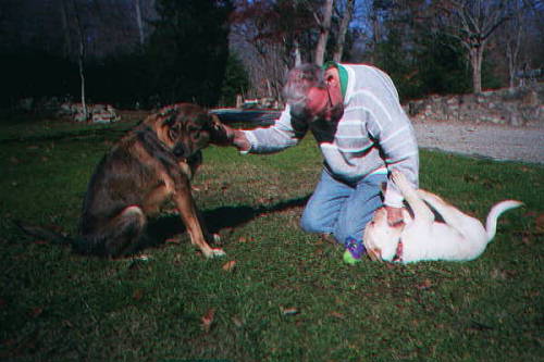 Dad with Gin and Rex
