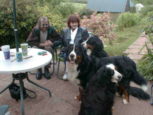 Robin, Janet & the Longlease Bernese Mountain Dogs