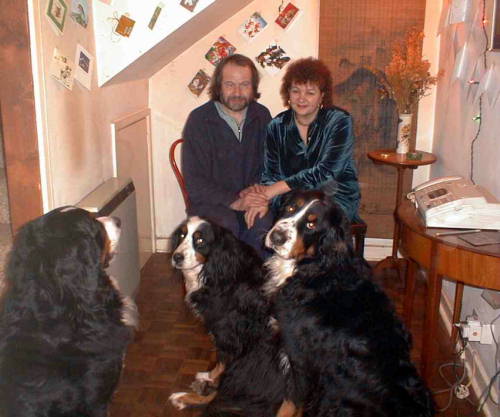 Bernese love to pose!