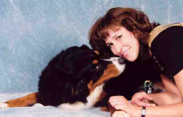 Vilma with Bernese Mountain Dog, Charm