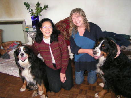 Jean, Took and Bernese, Sunny and Barney