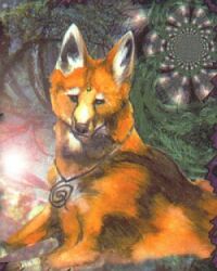 Be still little one. Artwork by Andrew Kudelka.