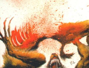 That's going to leave a mark. Artwork by Brian LeBlanc.