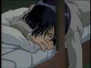 Ken - Ugh, man..  I knew I shouldn't have let Daisuke talk me into drinking that much 'tea'..  I think I'm going to fall off the bed..  ACK!  ..Ow..