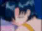 with tears in her eyes as Sailormoon tells how much Ami means to everyone after her pure heart crystal was stolen