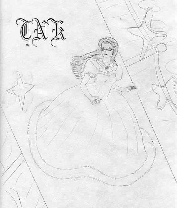 Actress in a fox trimmed gown