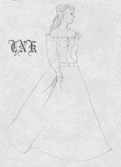 Girl in a white feather off the shoulder jacket