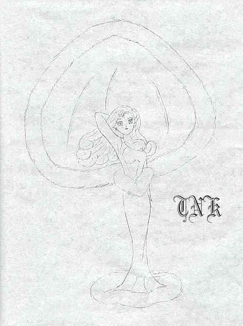 Girl in fox trimmed dress